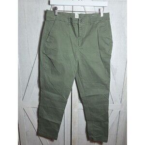 GAP Green Girlfriend Khaki Pants Size 12